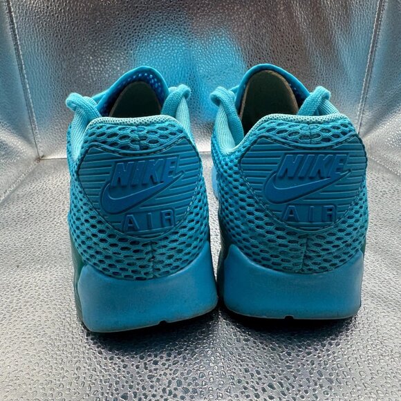 Size 8.5 Nike Air Max 90 Ultra BR Gamma Blue Womens Athletic Sneaker 725061-401 - Picture 8 of 11